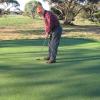 Michael putting at Penong hole