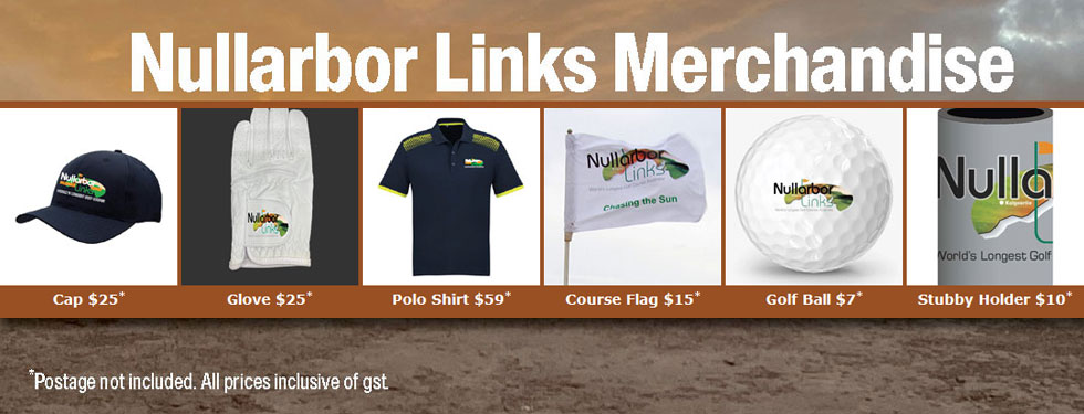 Nullarbor Links merchandise for sale